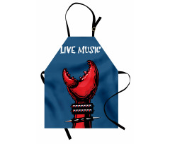 Crab Claw Spiky Wristlets Apron