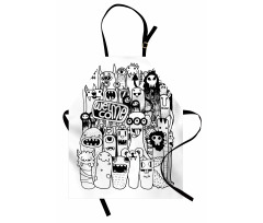 Welcoming Monster Apron