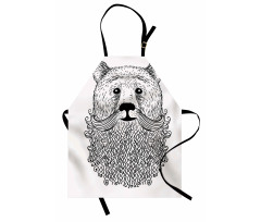 Doodle Bear with Beard Apron