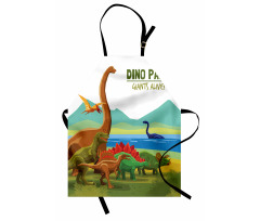 Dino Park Alive Theme Apron