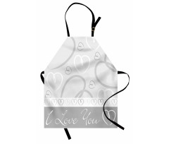 Doodle Hearts Love Apron