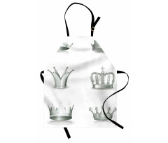 Various Antique Crowns Apron