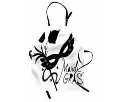 Classic Mask Flowers Apron