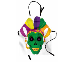 Scary Skull Mask Hat Apron