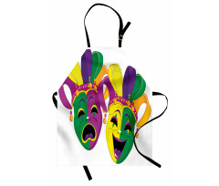 Özel Günler için Mutfak Önlüğü Joker Maskeleri