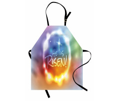 He Has Risen Abstract Apron