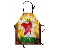 Stained Glass Design Paint Apron