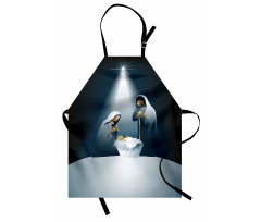 Family Mother Father Baby Apron