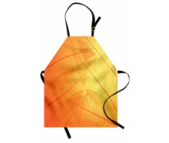 Autumn Nature Dry Leaves Apron