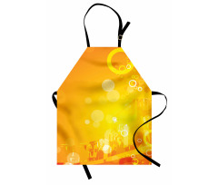 Circles Dots Sunburst Apron