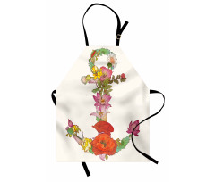 Spring Flowers Blooming Apron