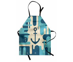 Sea Abstract Design Apron