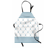 Abstract Stripes Chain Apron