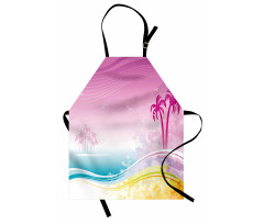 Fantasy Beach Island Coast Apron