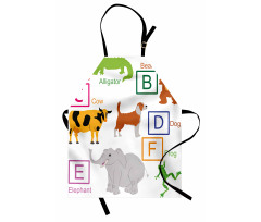 Zoo Animals Kids Apron