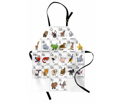 Alphabet Chart Apron