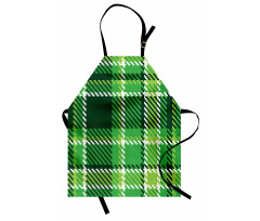 Irish Mosaic Green Apron