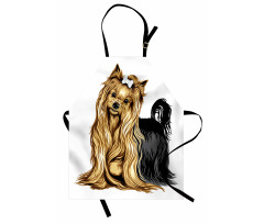 Long Haired Domestic Pet Apron