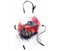 Vintage Retro Car Apron