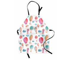 Air Balloons Clouds Apron