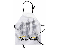 New York Sketch Art Apron