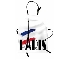 Paris Eiffel Tower Image Apron