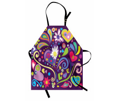 Sixties Inspired Love Apron