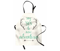 Words Antlers Arrows Apron