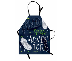 Forest Sneakers Youth Apron