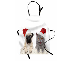 Christmas Themed Dog Photo Apron