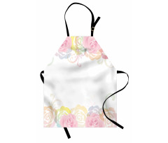 Tender Springtime Borders Apron