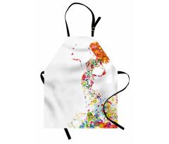 Summer Lady Silhouette Apron