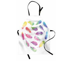 Romantic Plumage Design Apron