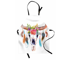 Bull Skull Apron