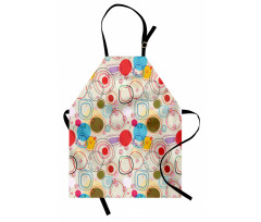 Abstract Shapes Circles Apron