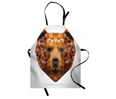 Geometric Modern Portrait Apron