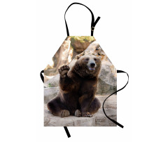 Friendly Animal Waving Paw Apron