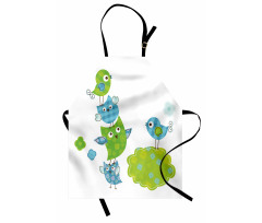 Happy Animals Playing Apron