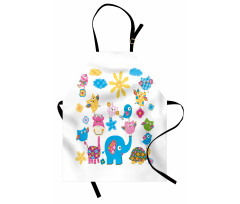 Dancing Characters Apron