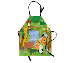 Funny Wildlife Mammals Apron