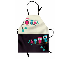 Family of Owls Apron