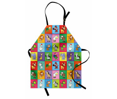 Funny Young Animals Apron