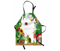 Little Bugs Butterflies Apron