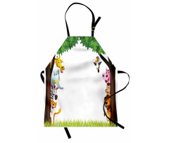 Trees Friendly Jungle Apron