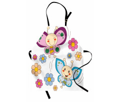 Baby Butterfly Couple Apron