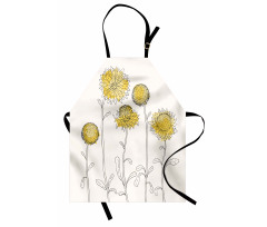 Hand Drawn Botany Apron