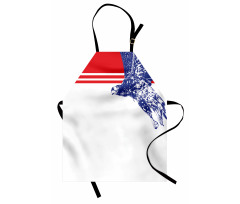 American Flag Colors Bird Apron