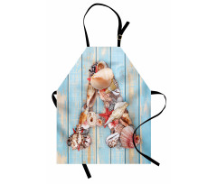 Seashell Wood Backdrop Apron