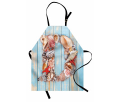 Marine Themed Alphabet Apron