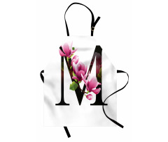 M with Magnolia Floral Apron